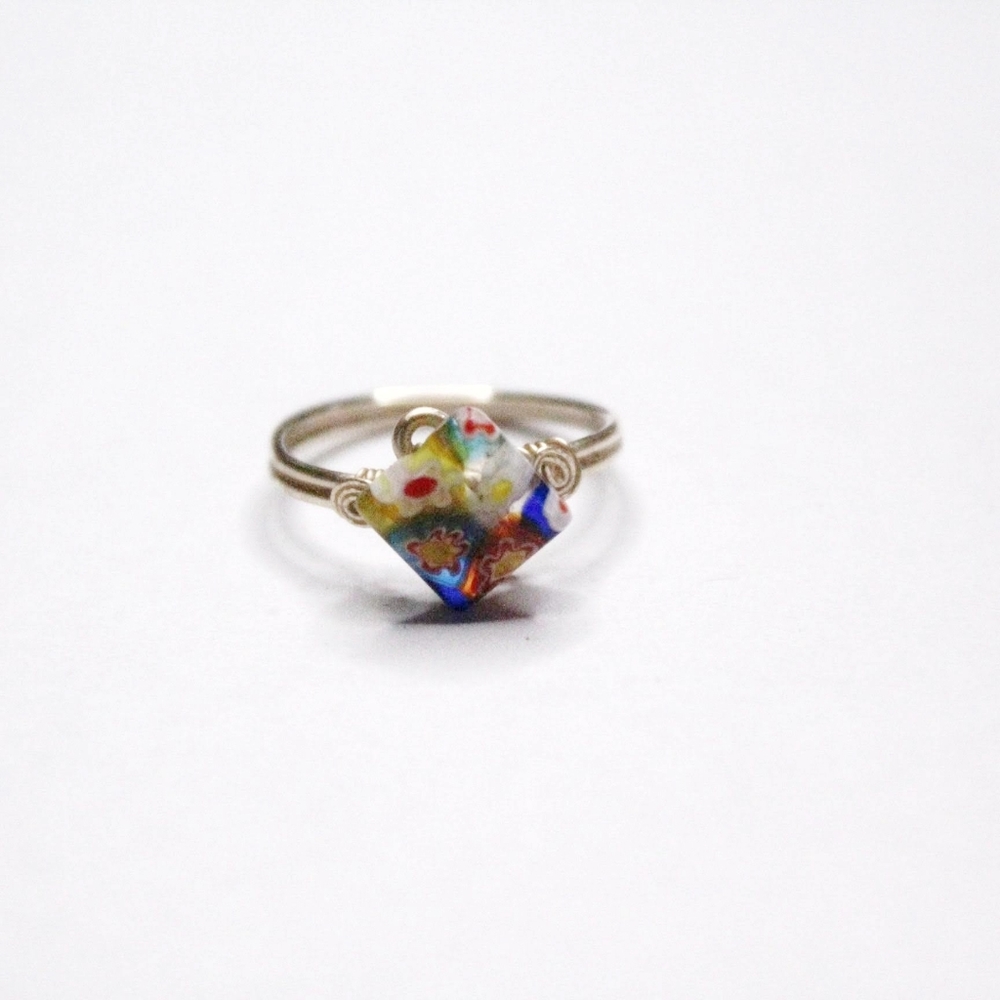 Handmade Millefiori Ring